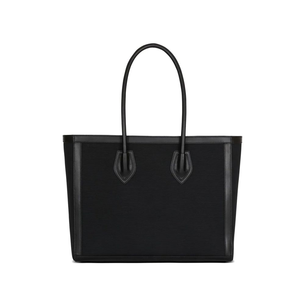 Black Cotton Tote Bag - ventzia