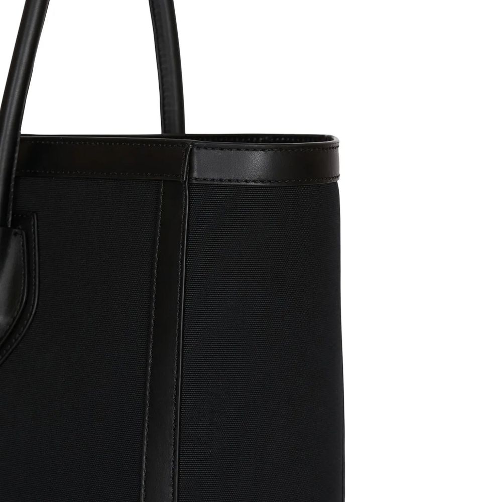 Black Cotton Tote Bag - ventzia