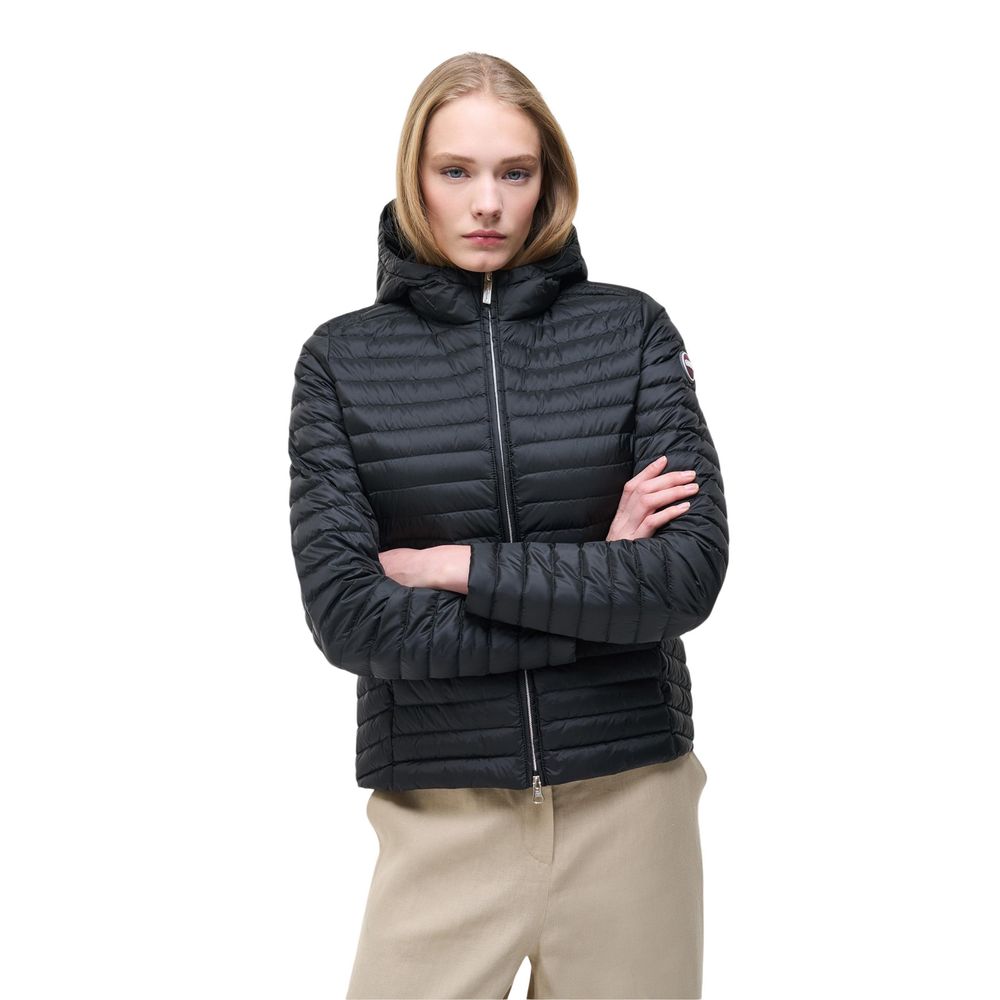 Black Polyamide Coat - ventzia