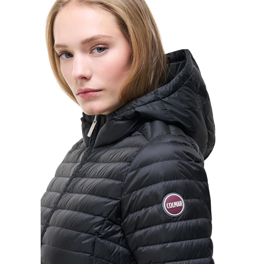Black Polyamide Coat - ventzia
