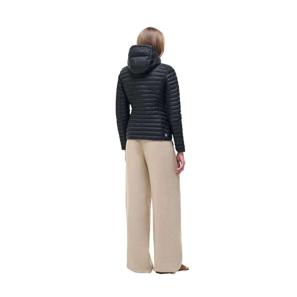 Black Polyamide Coat - ventzia