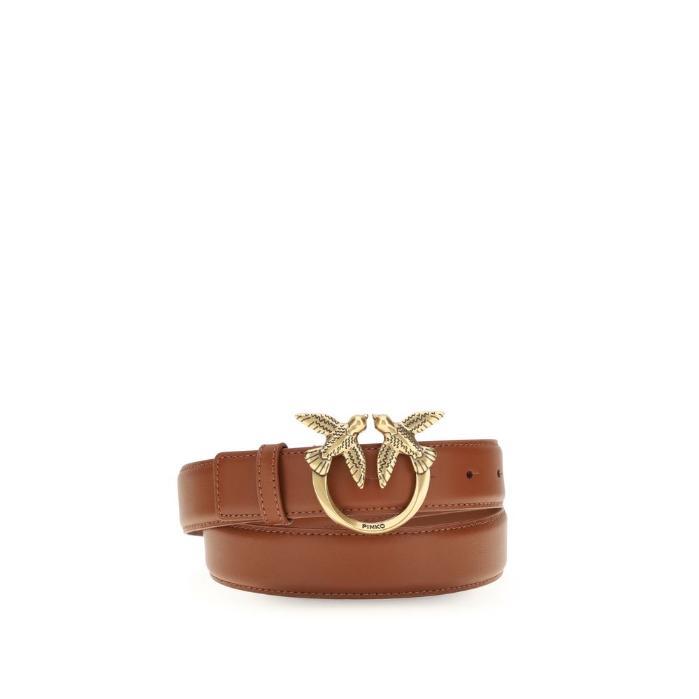 Brown Calf Leather Bos Taurus Regular Belt - ventzia