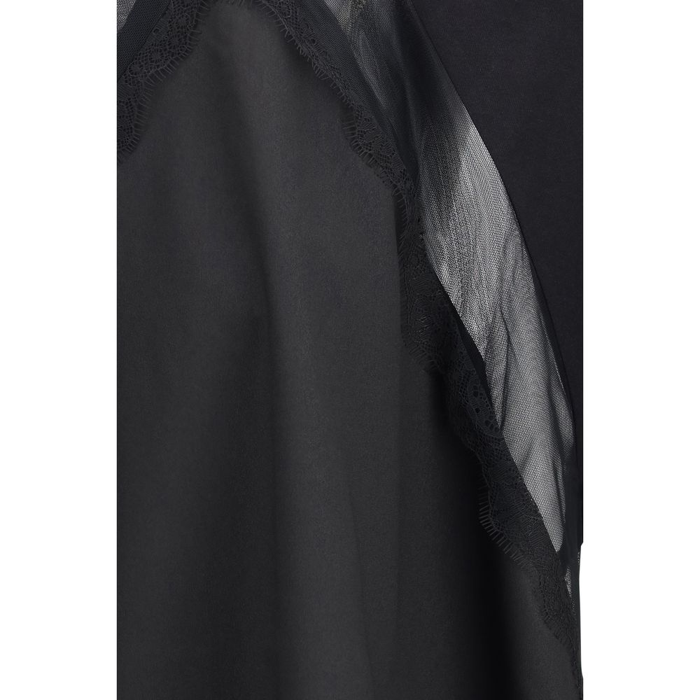 Black Cotton T-Shirt - ventzia