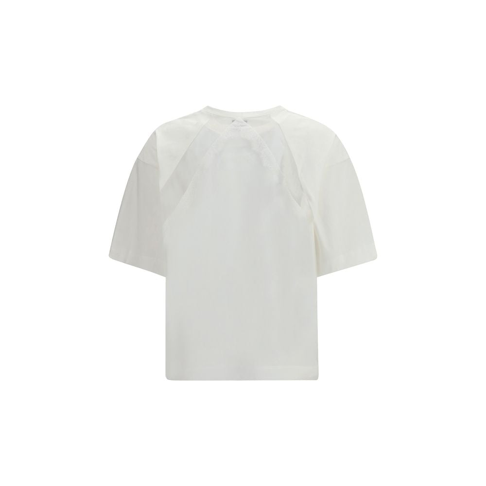White Cotton T-Shirt - ventzia