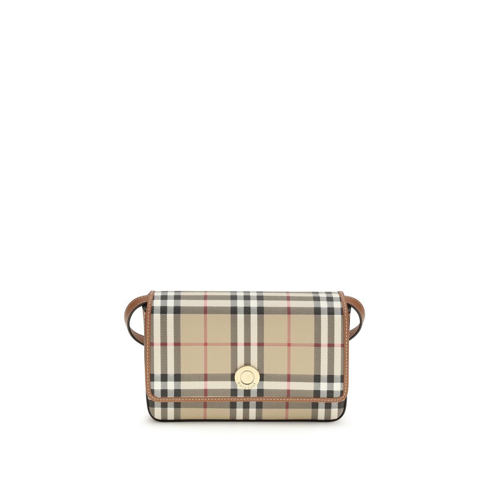 Beige Polyurethane Shoulder Bag - ventzia