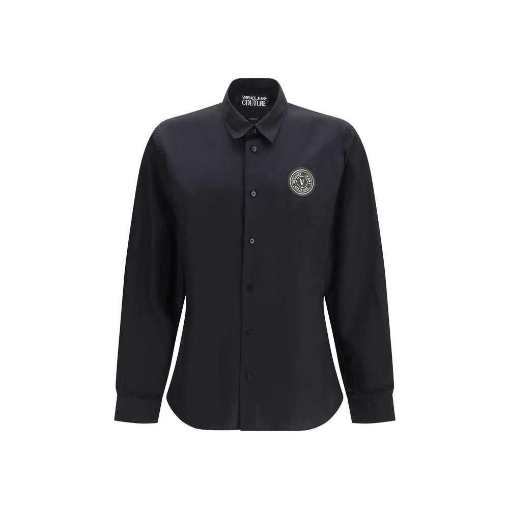 Black Cotton Dress Shirt - ventzia