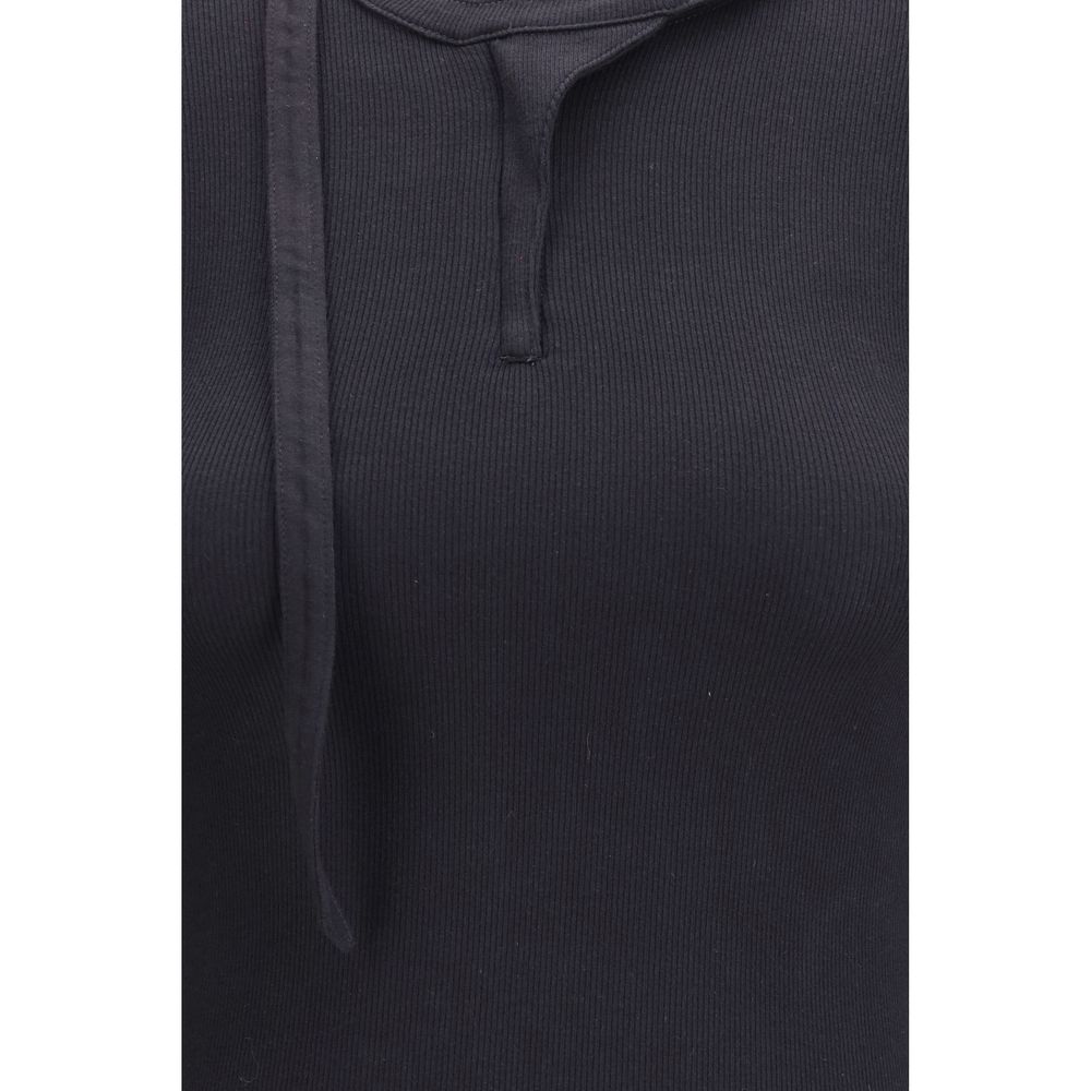 Black Cotton Long Sleeve T-Shirt - ventzia