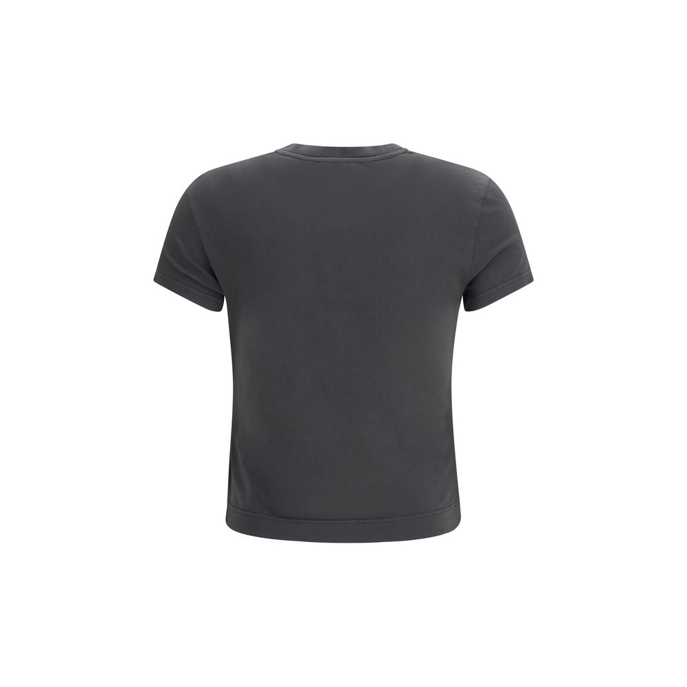 Gray Cotton T-Shirt - ventzia