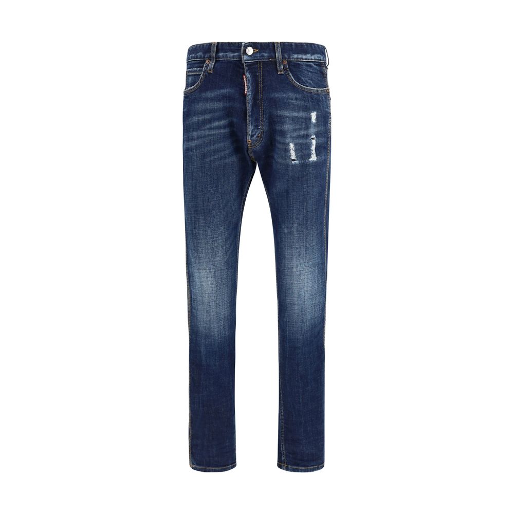 Blue Cotton Jeans Denim - ventzia