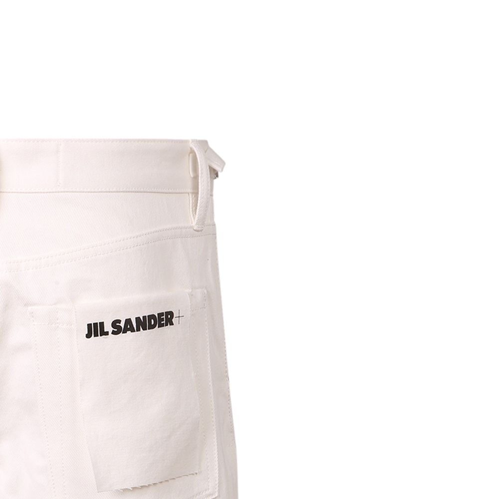 White Cotton Knee Length - ventzia