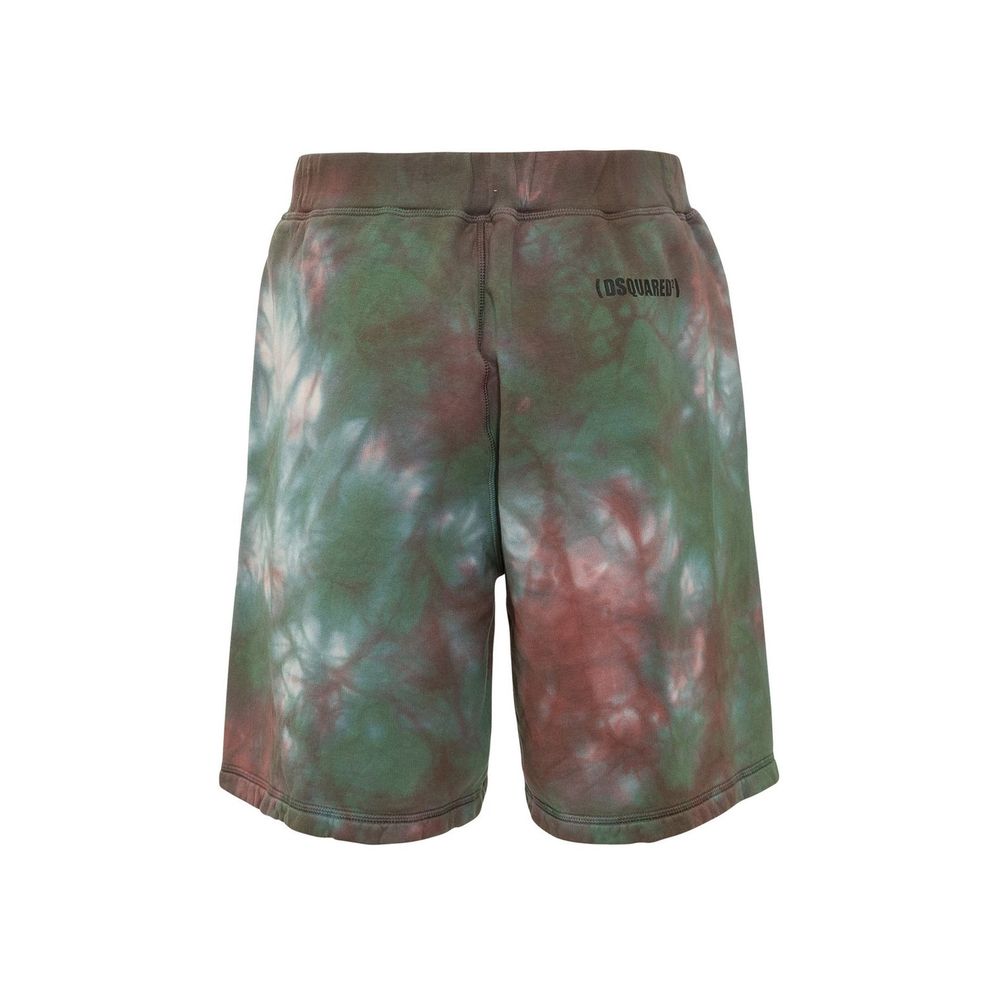Bicolor Cotton Shorts - ventzia