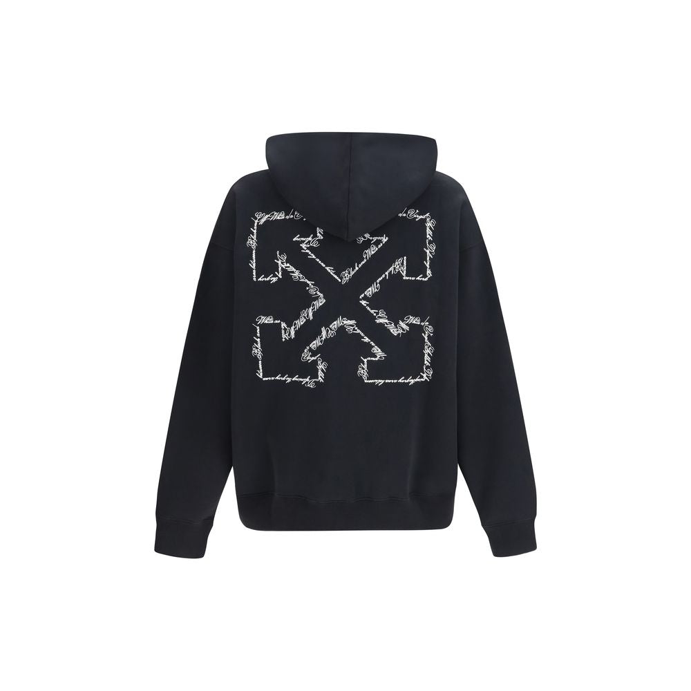 Black Cotton Sweatshirt - ventzia