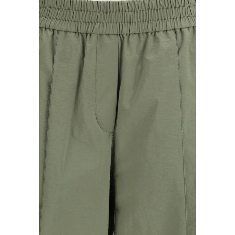 Bicolor Cotton Casual Pants - ventzia