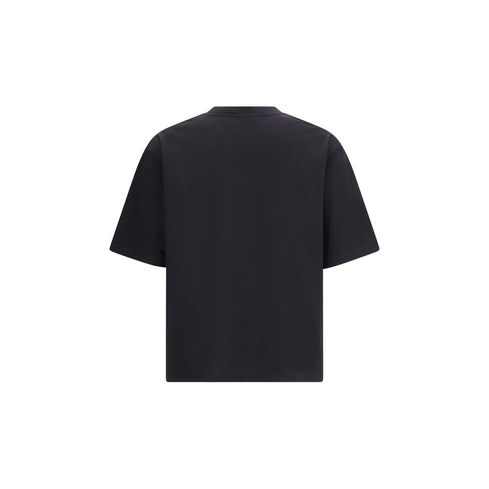 Black Cotton T-Shirt - ventzia