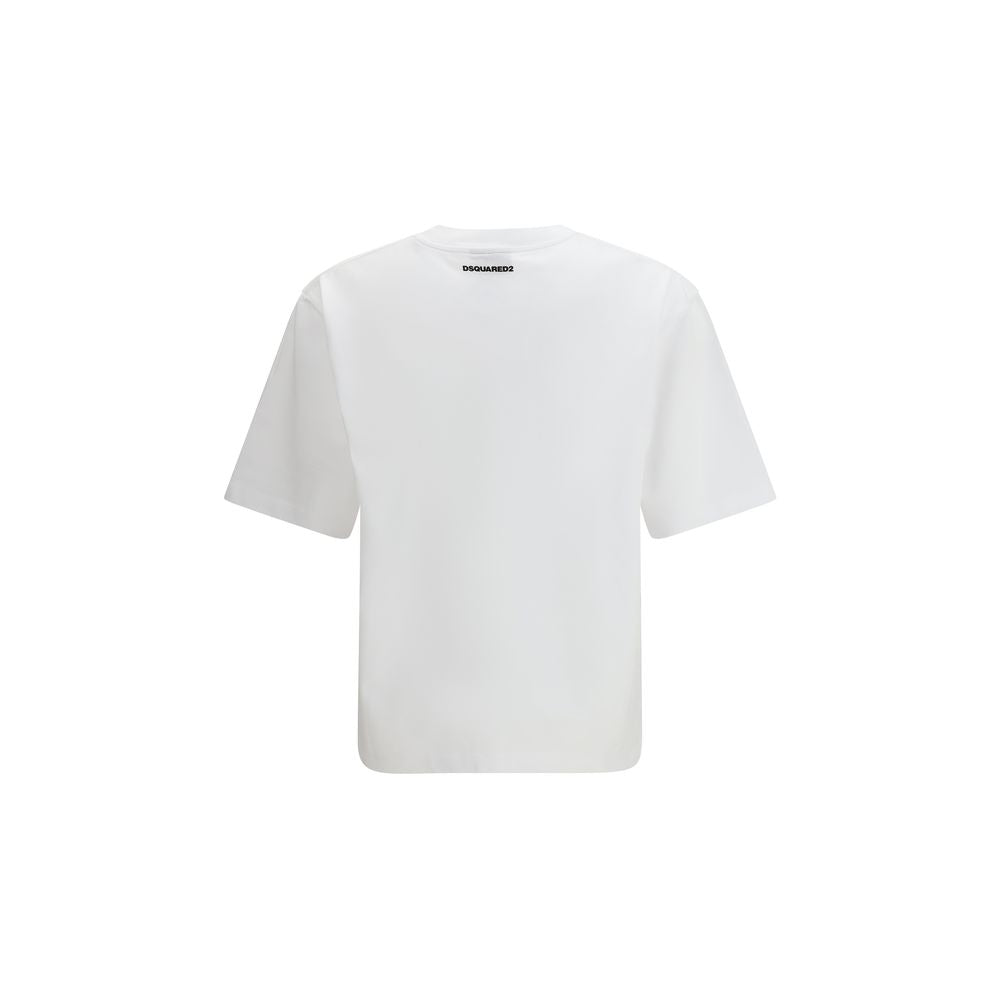 White Cotton T-Shirt - ventzia