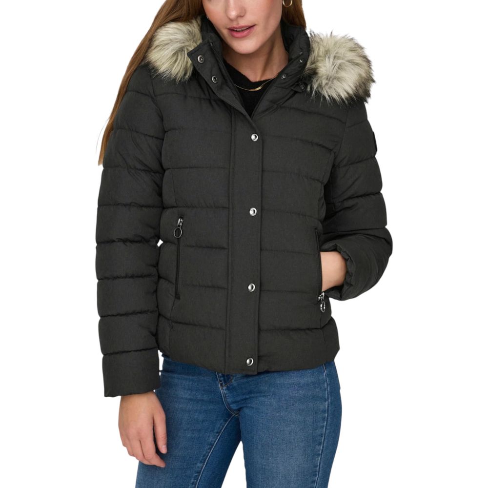 Gray Marabou Coat - ventzia
