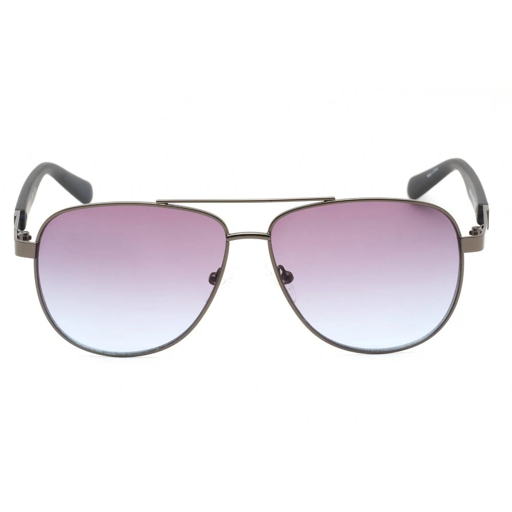 Gray Metal Sunglasses - ventzia