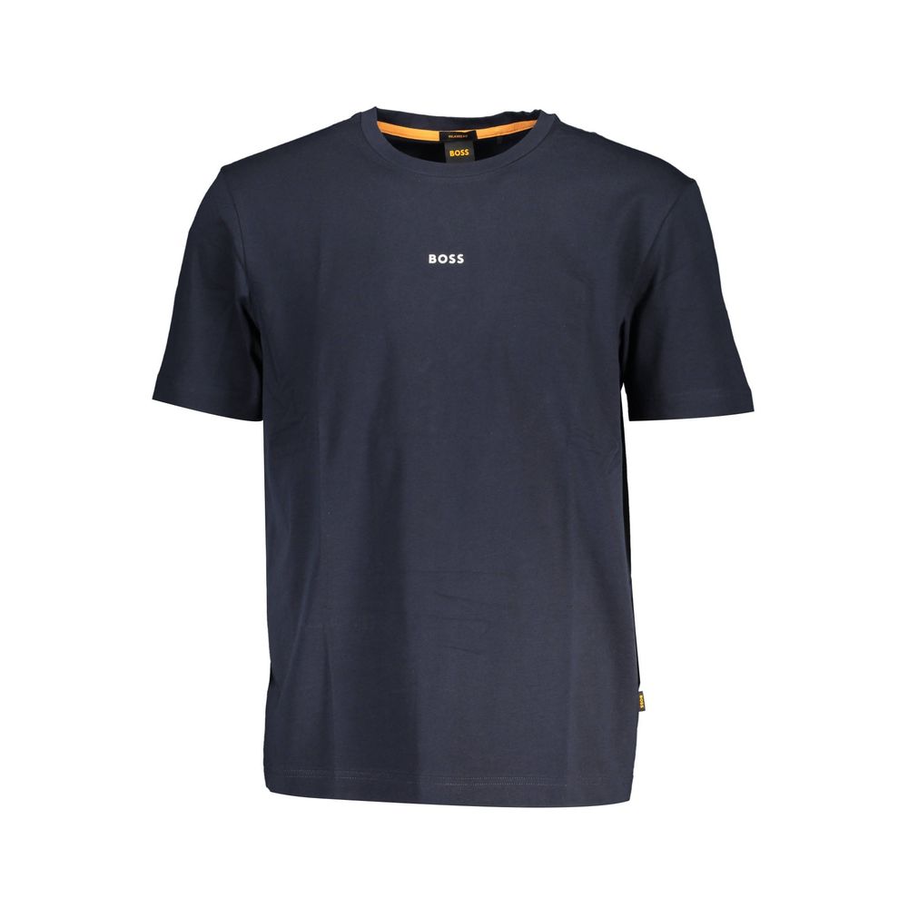 Blue Organic Cotton Men's T-Shirt - ventzia
