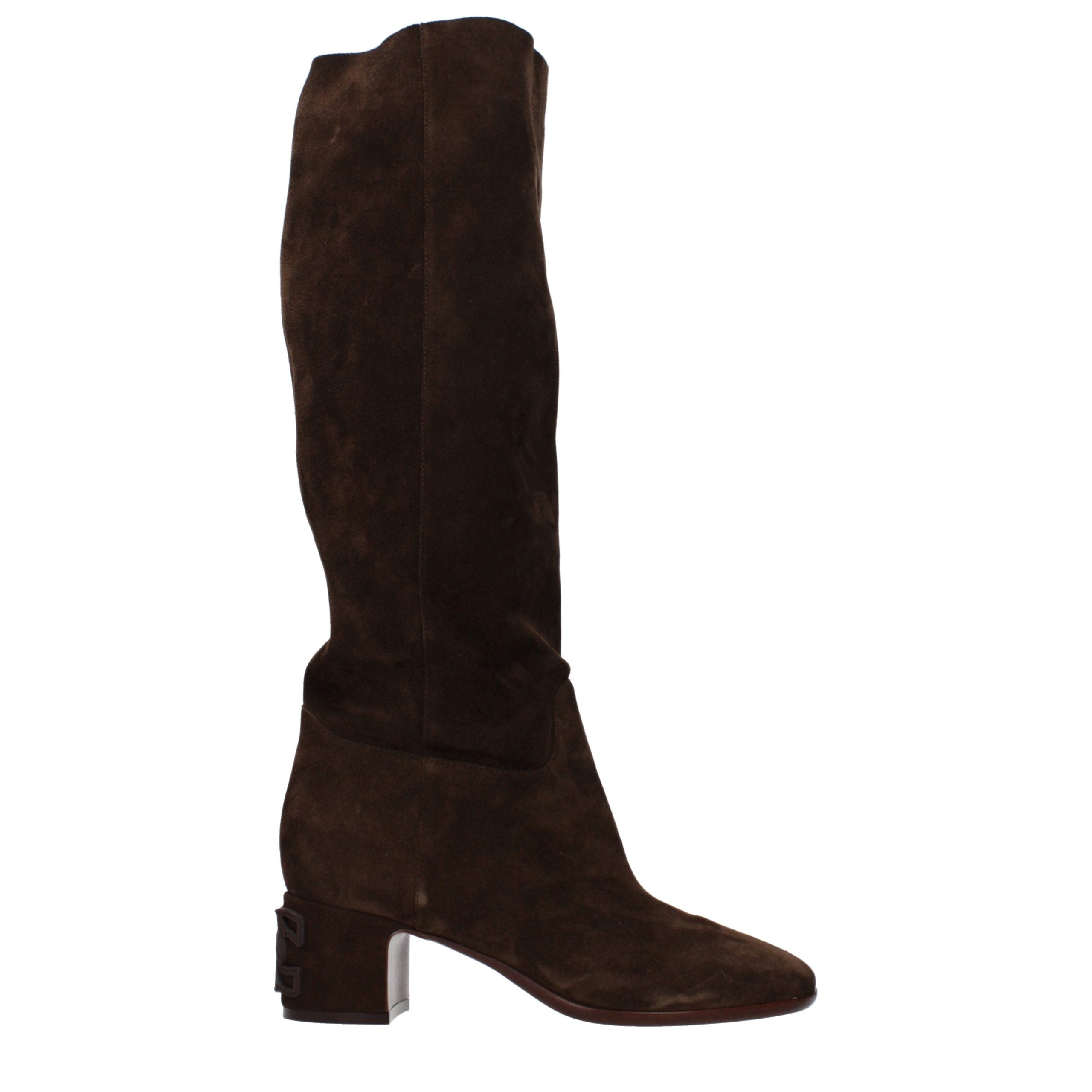 Brown Leather Boots - ventzia