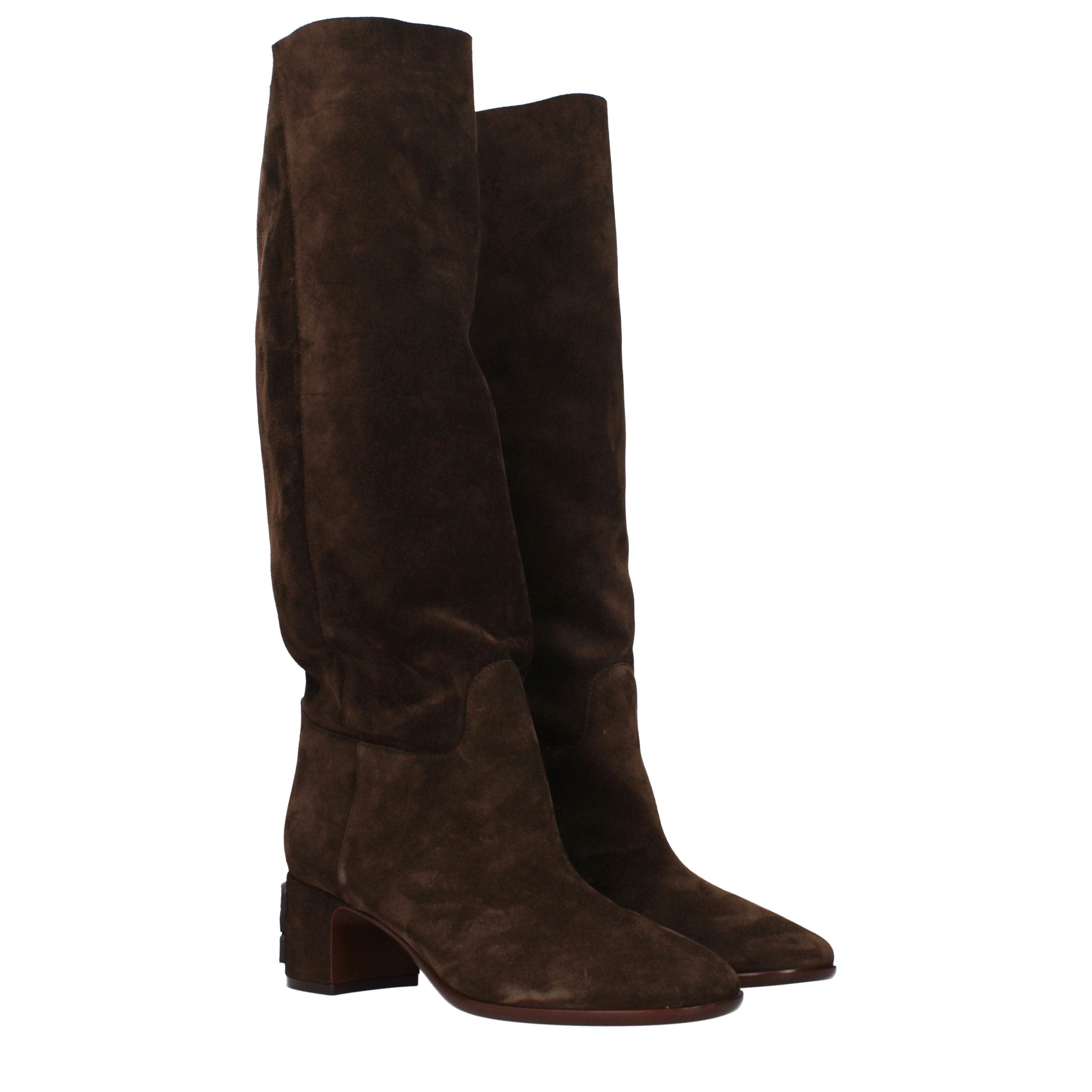Brown Leather Boots - ventzia
