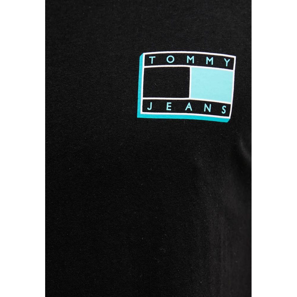 Black Recycled Cotton T-Shirt - ventzia