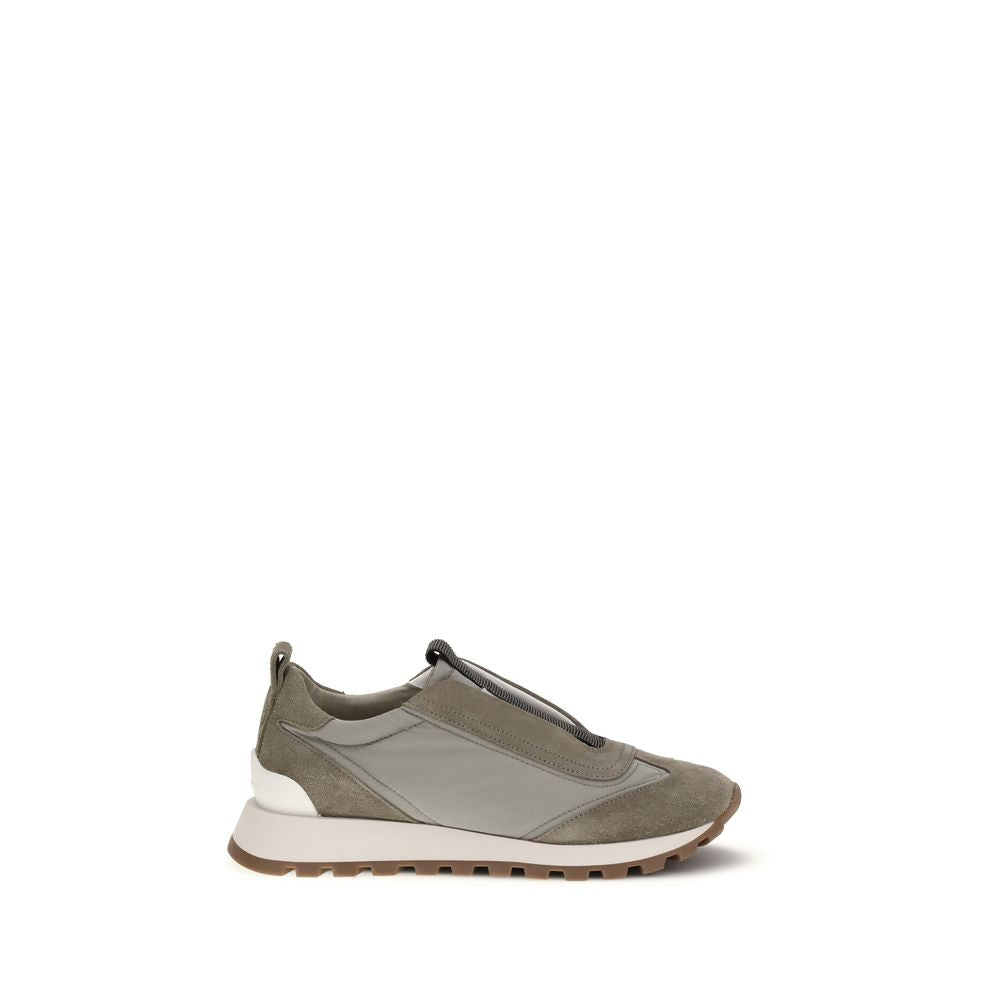 Bicolor Polyester Sneakers - ventzia