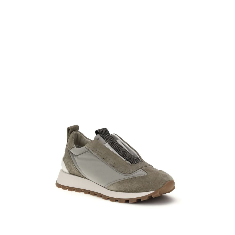 Bicolor Polyester Sneakers - ventzia