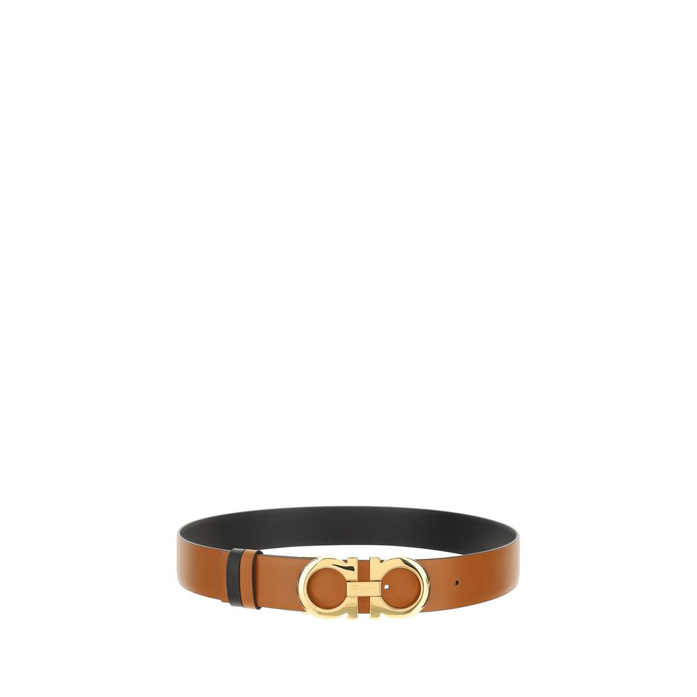 Brown Calf Leather Bos Taurus Belt - ventzia