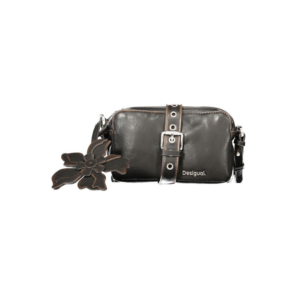 Marrone Polyurethane Women's Handbag - ventzia