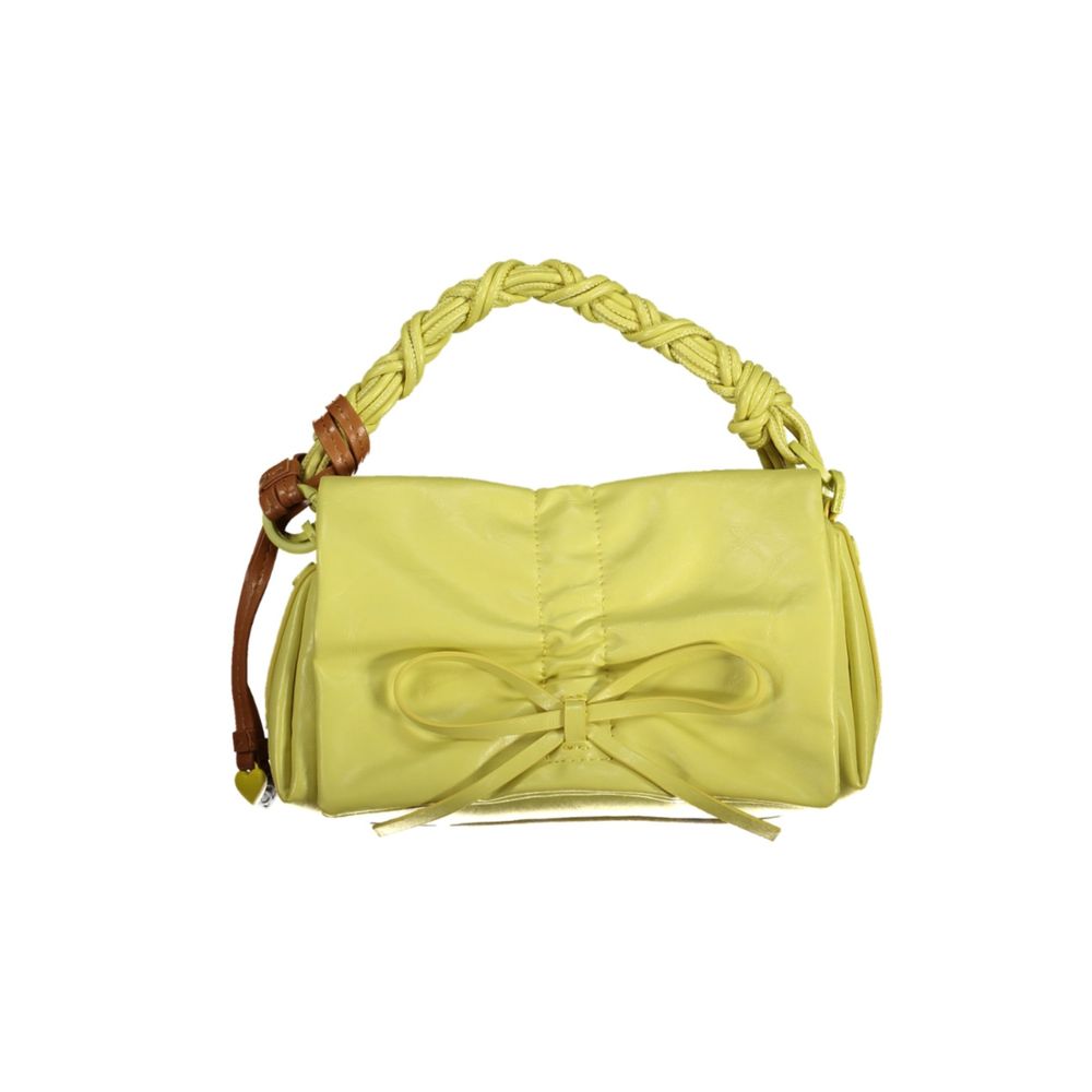 Giallo Polyurethane Women's Handbag - ventzia