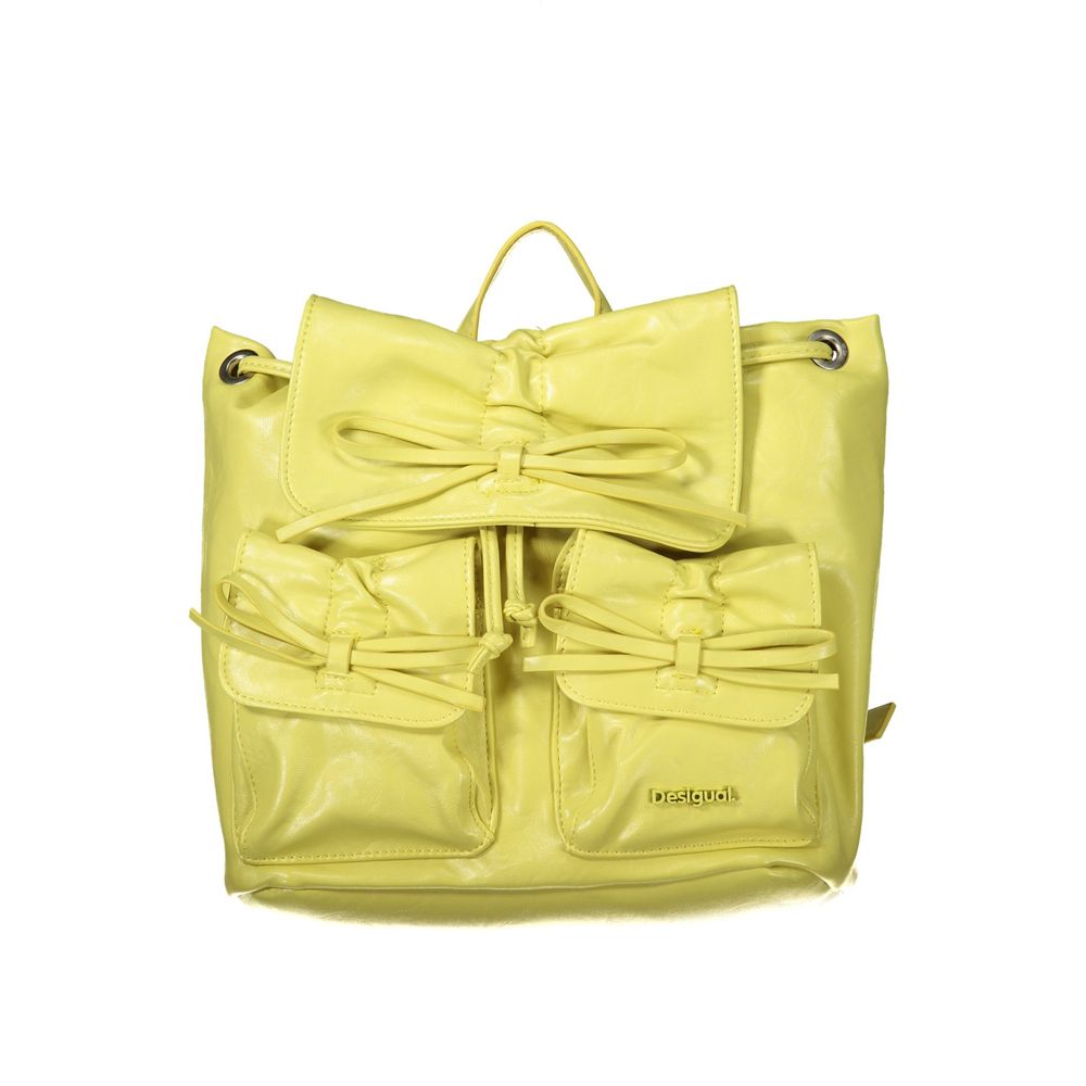 Giallo Polyurethane Women Backpack - ventzia