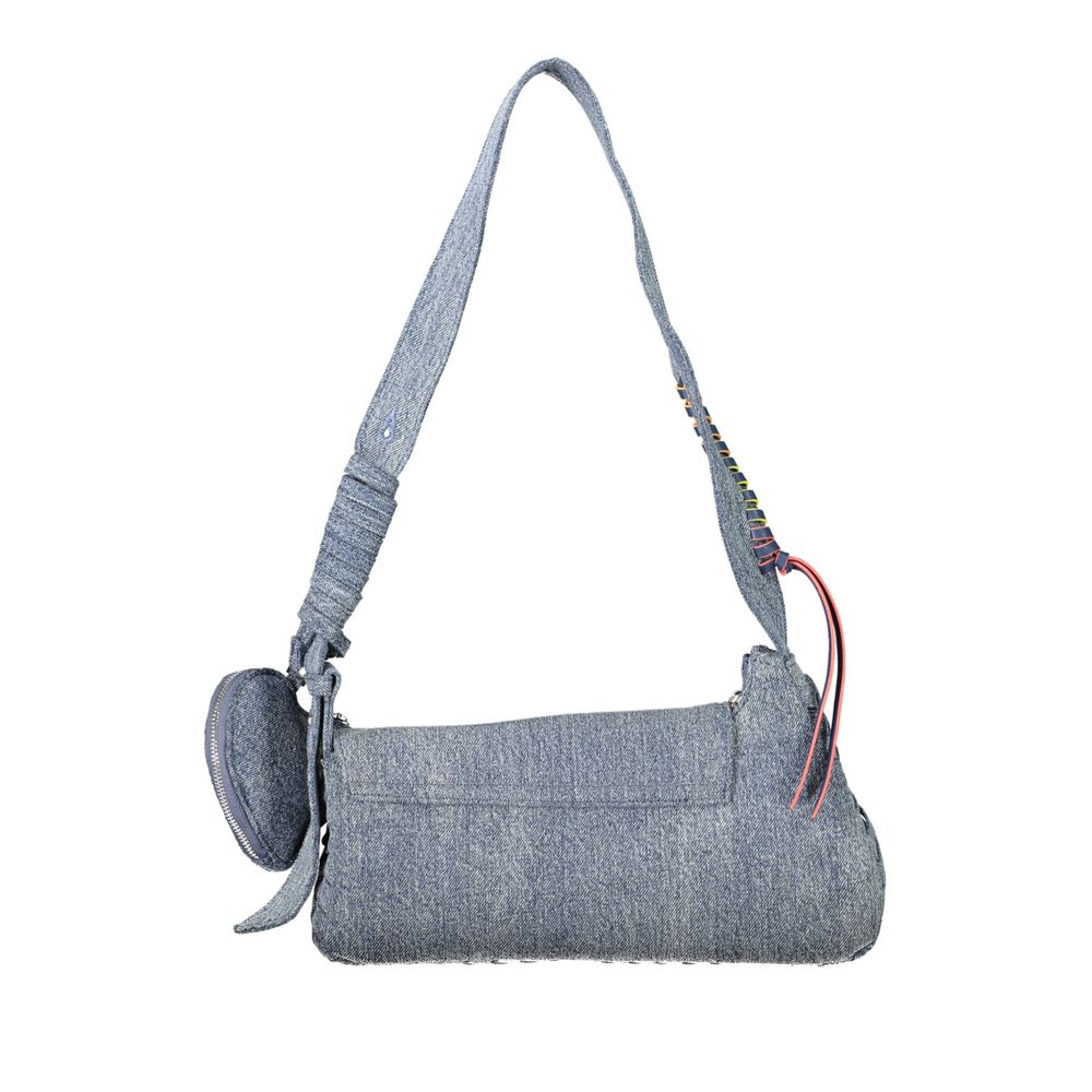 Azzurro Cotton Women Shoulder Bag - ventzia