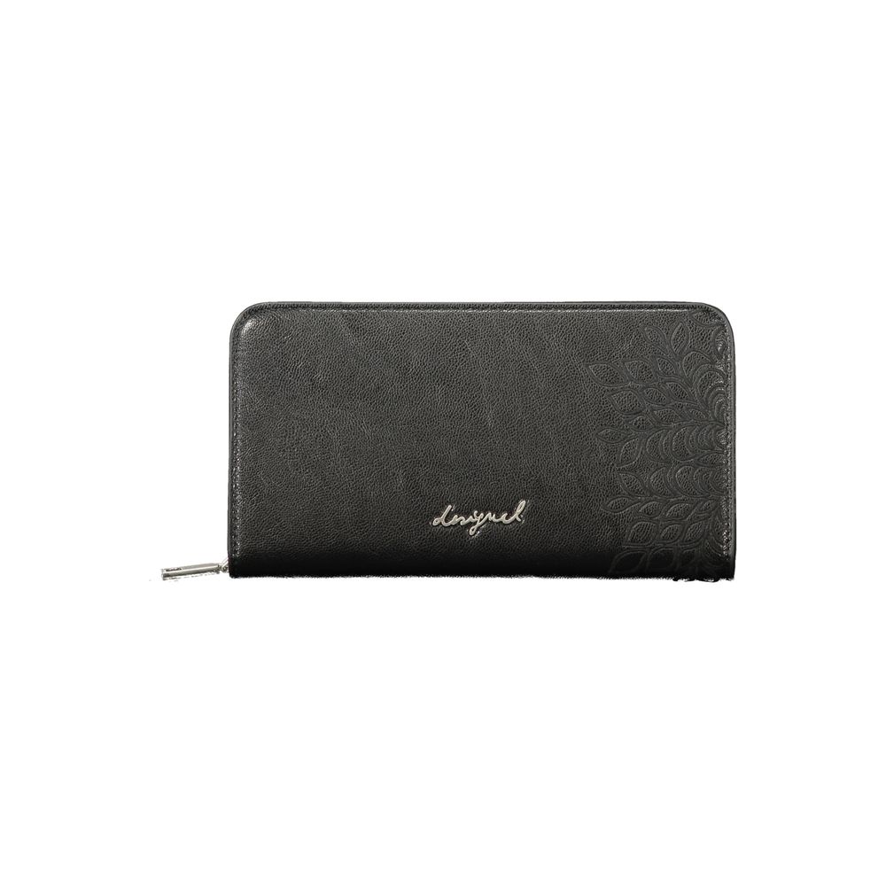 Nero Poliuretano Woman Wallet - ventzia