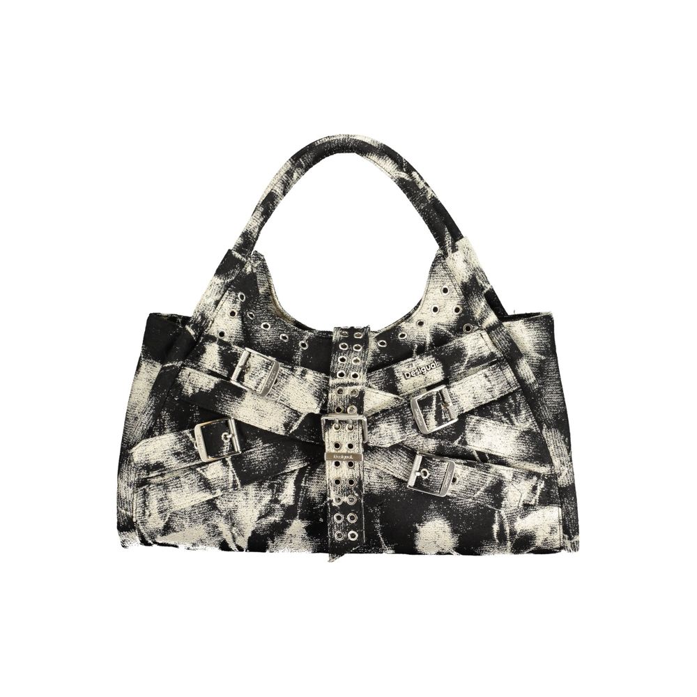 Nero Polyester Women's Handbag - ventzia