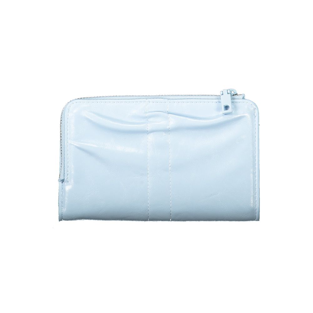 Azzurro Poliuretano Women Wallet - ventzia