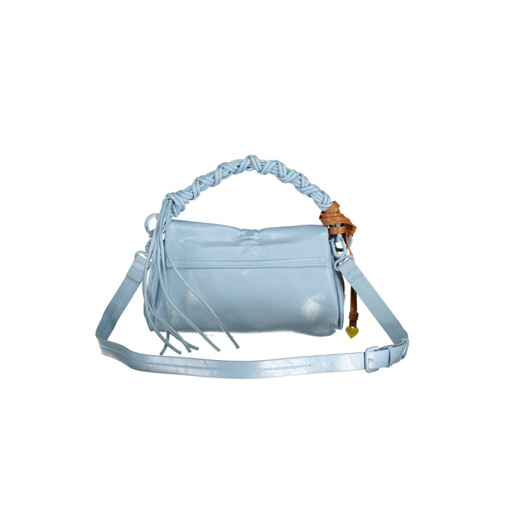 Azzurro Polyurethane Women Mini Bag - ventzia