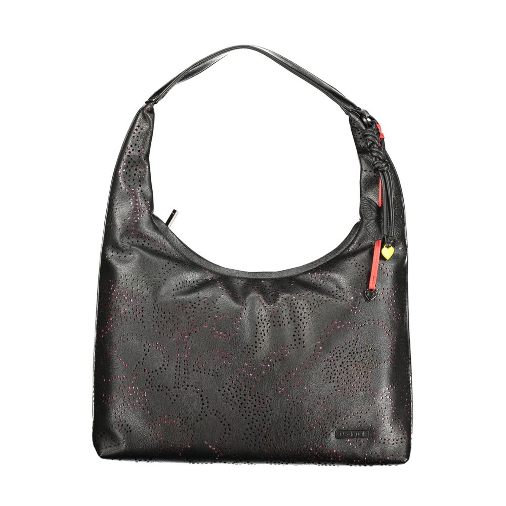 Nero Poliuretano Women Handbag - ventzia