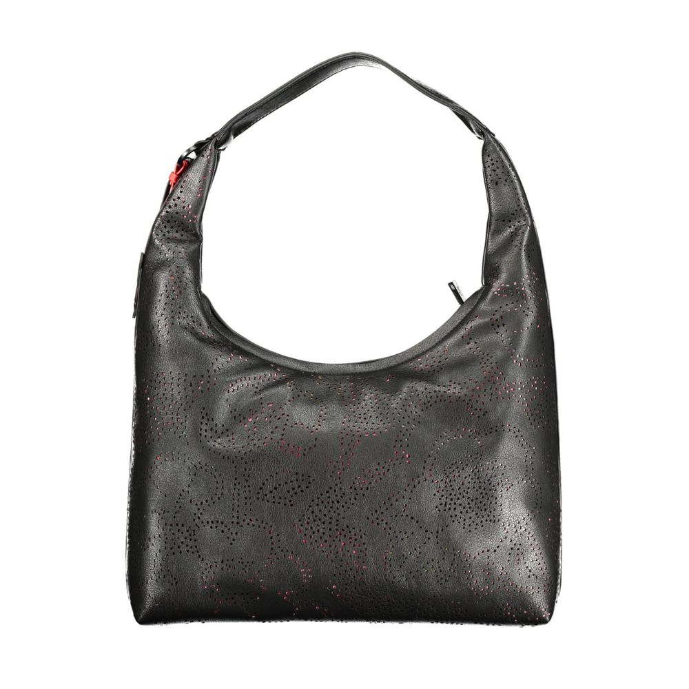 Nero Poliuretano Women Handbag - ventzia