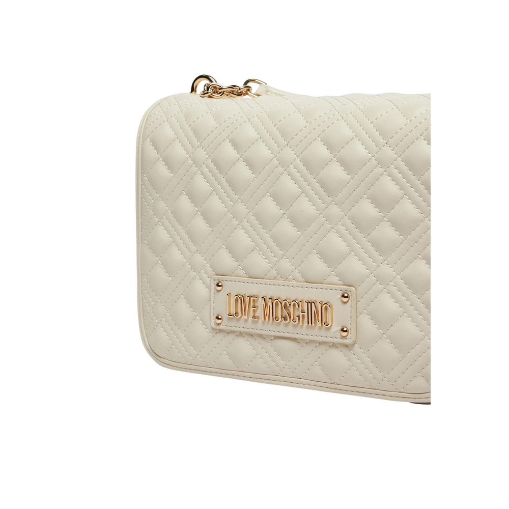 Beige Polyethylene Handbag - ventzia