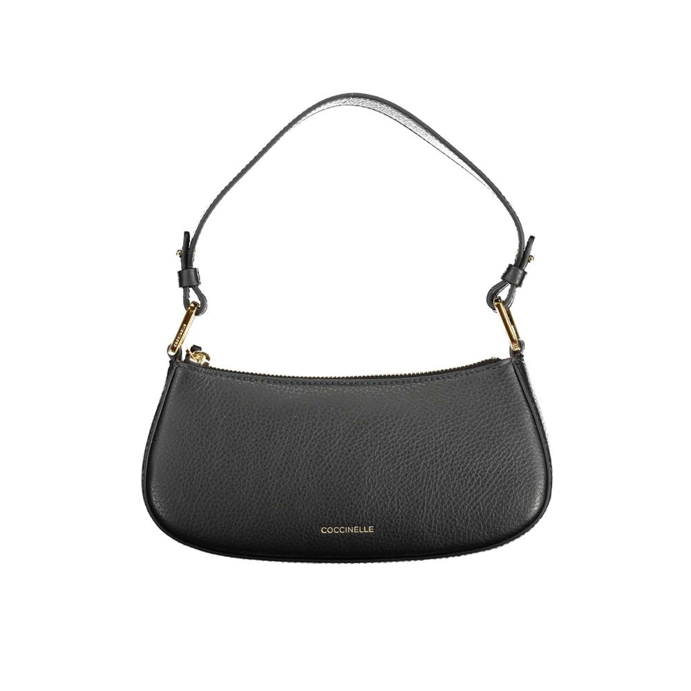 Black Leather Women Handbag - ventzia