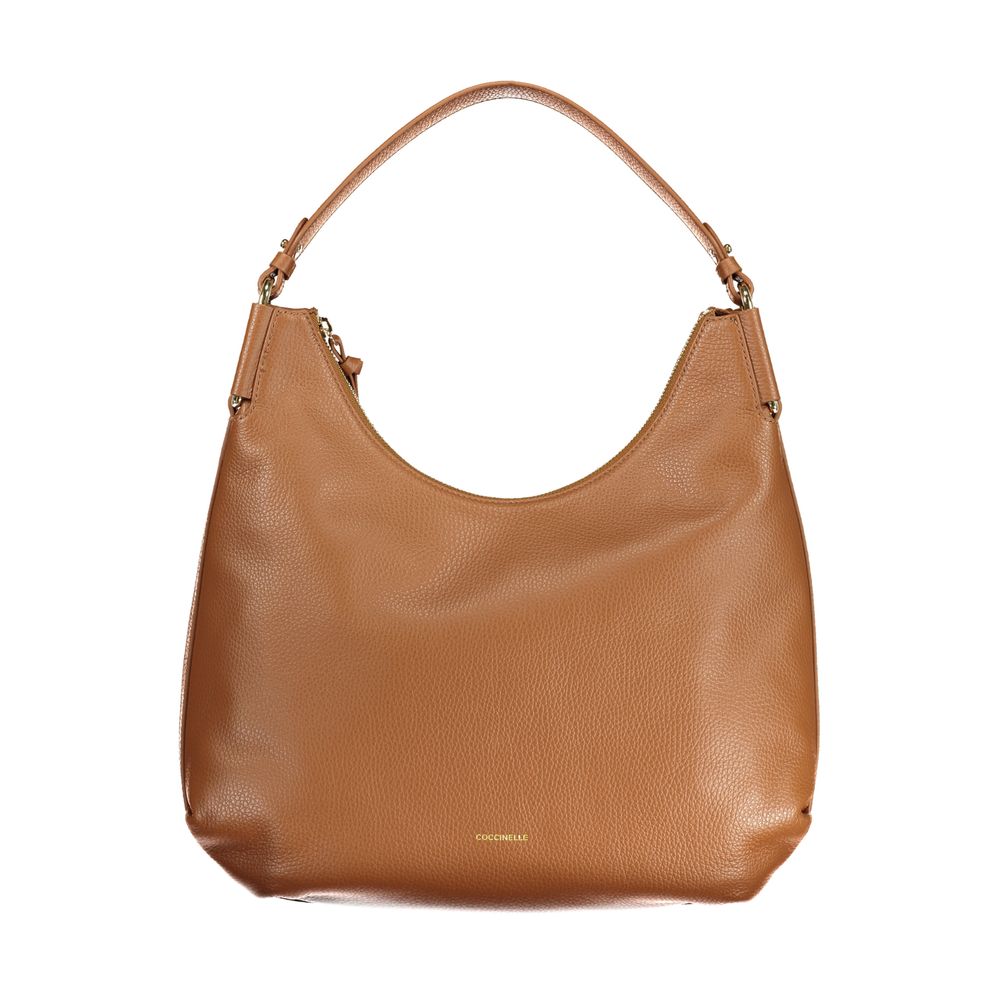 Marrone Leather Woman Handbag - ventzia