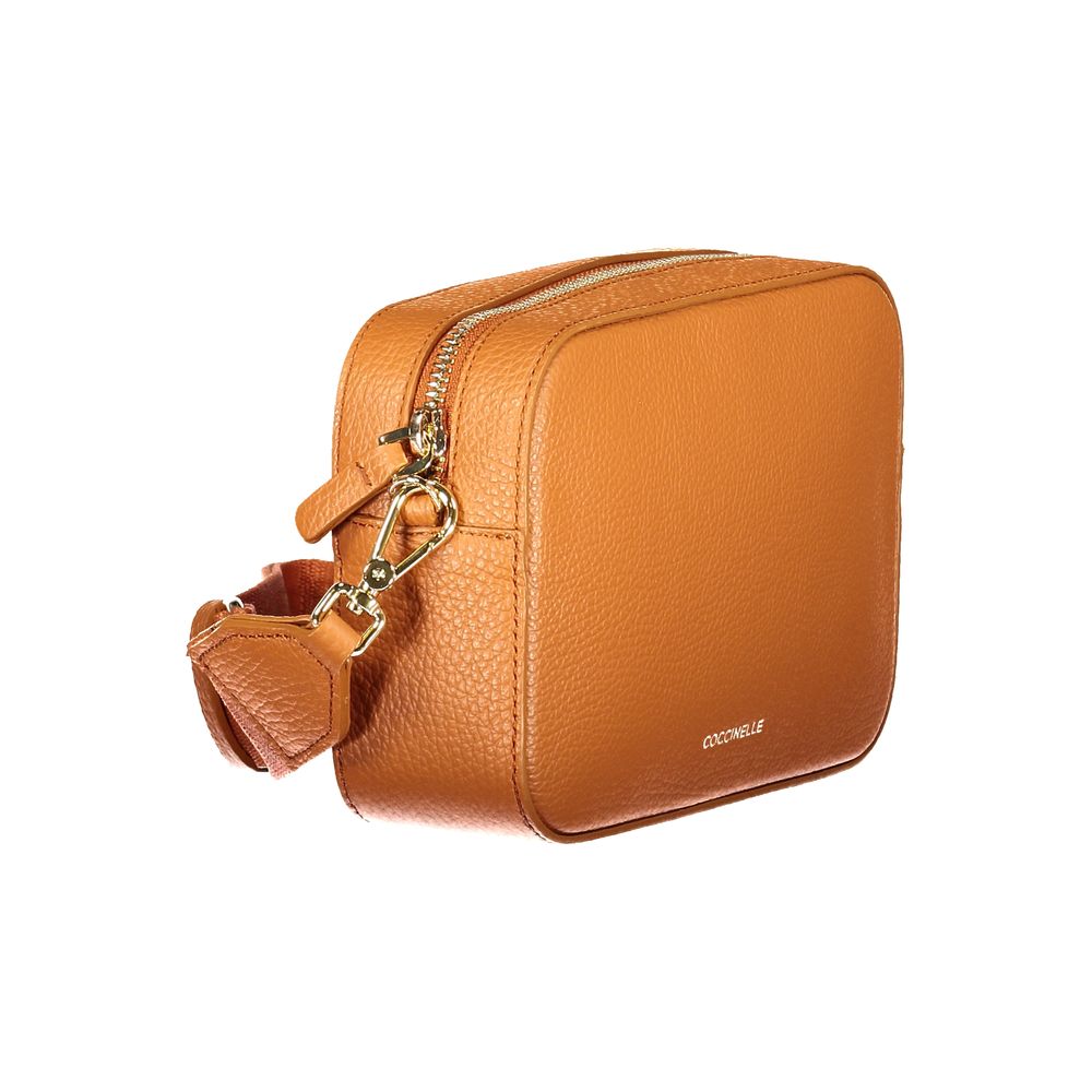 Arancione Leather Woman Handbag - ventzia