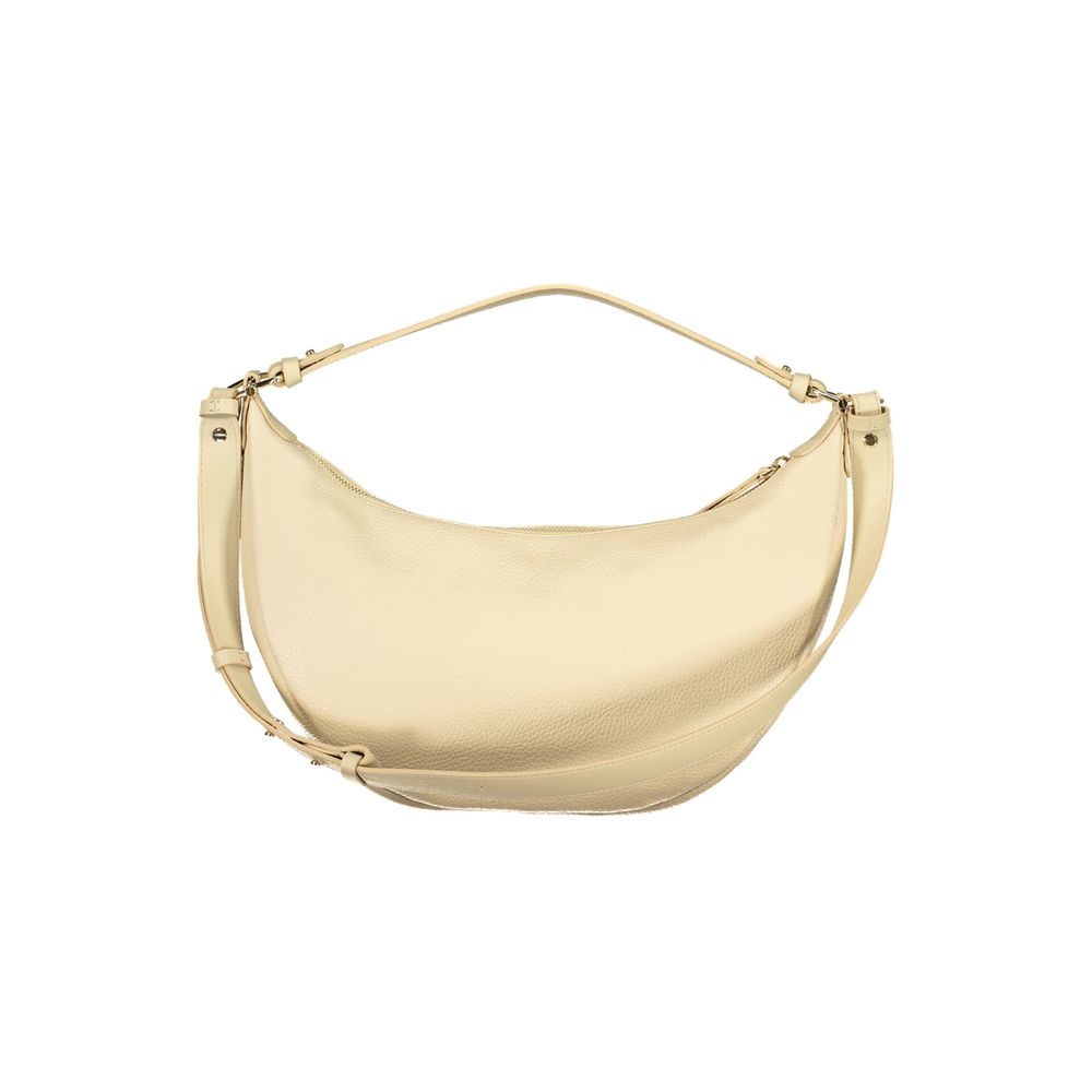 Beige Leather Women Handbag - ventzia