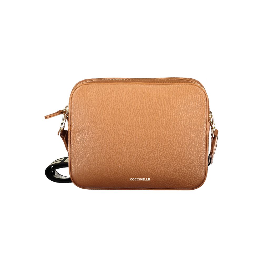 Brown Leather Handbag - ventzia