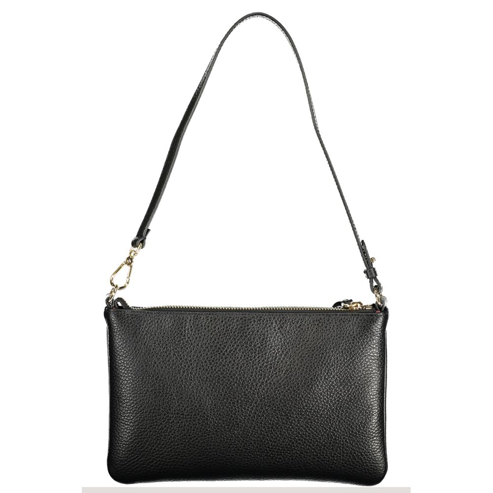 Black Leather Women Handbag - ventzia