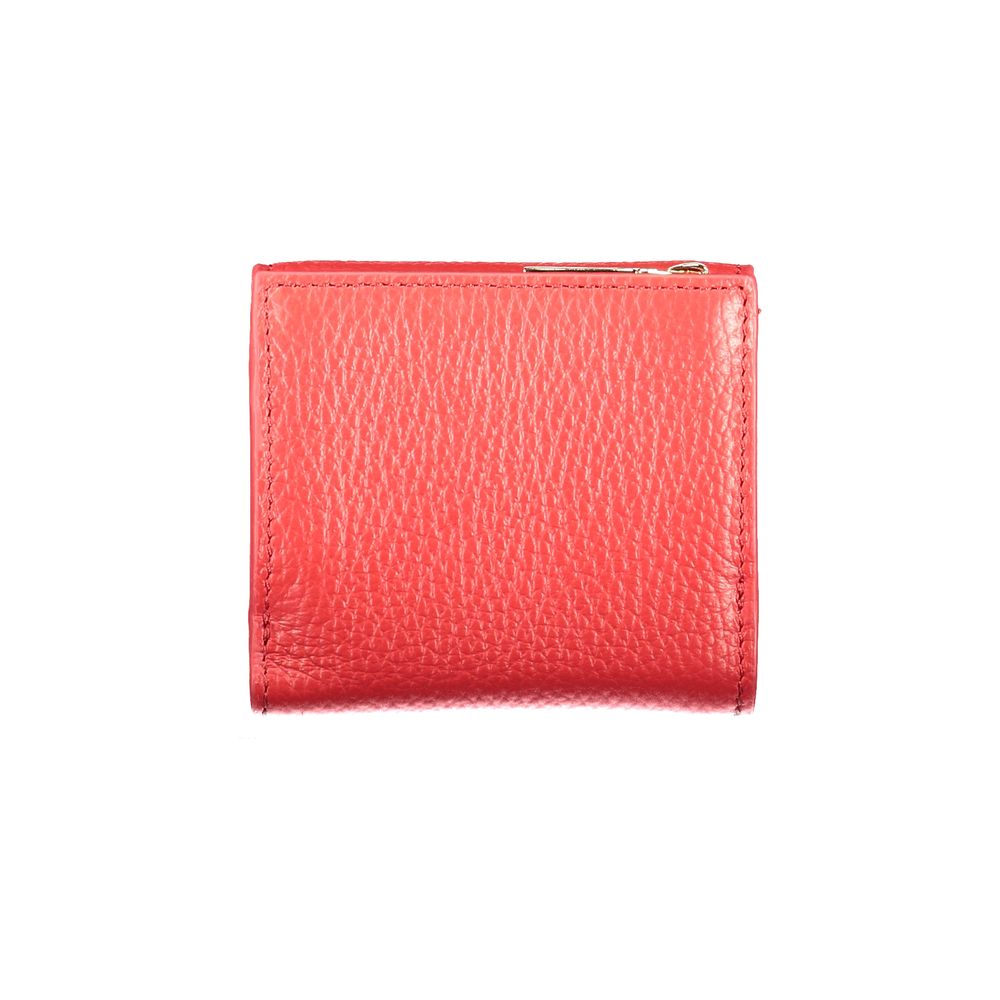 Red Leather Wallet - ventzia