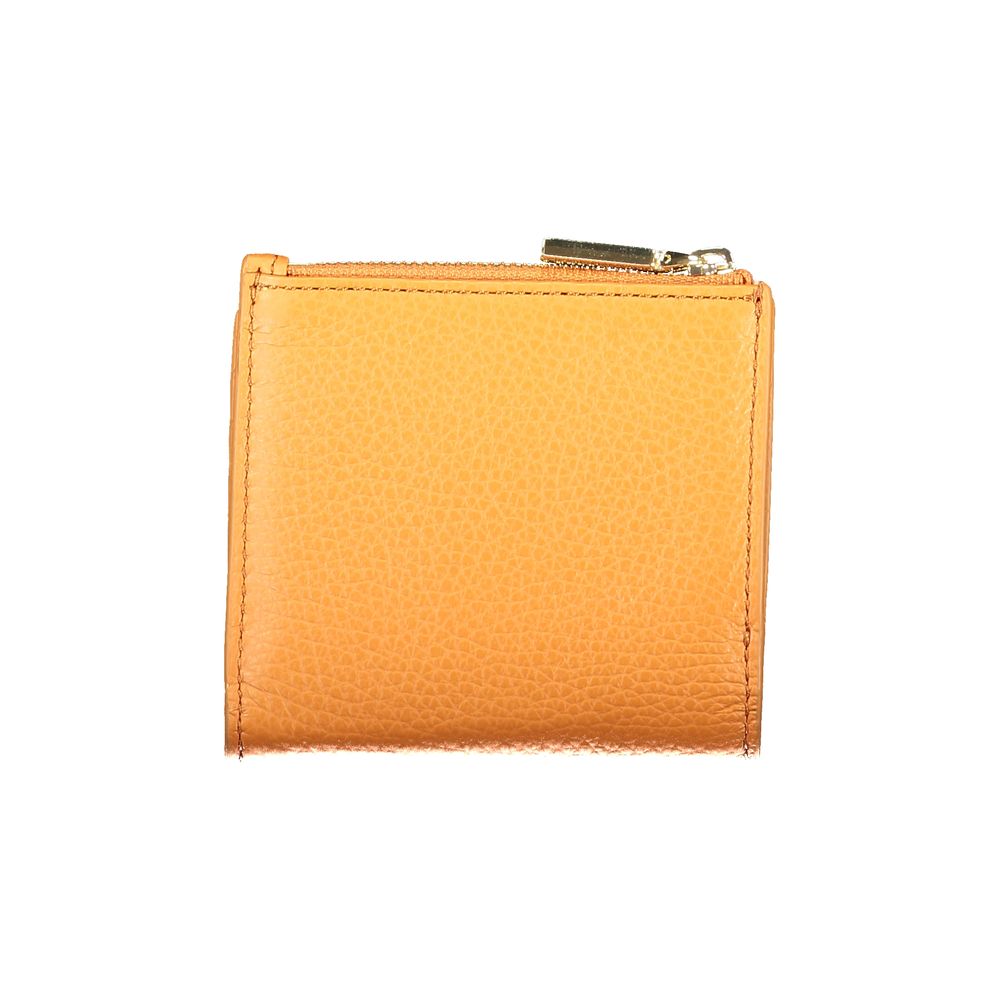 Arancione Pelle Womens Wallet - ventzia