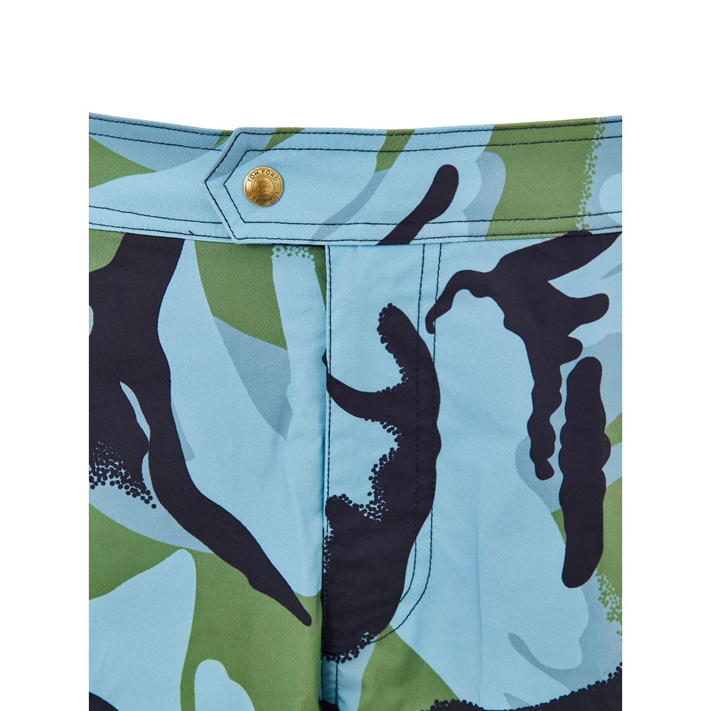Multicolor Polyamide Swim Shorts - ventzia