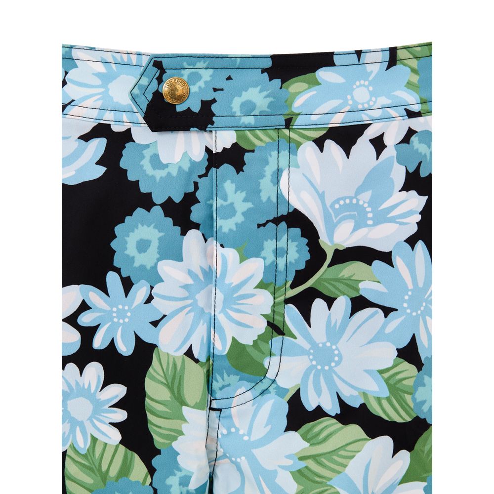 Blue Polyamide Swim Shorts - ventzia