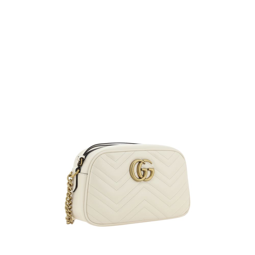 White Calf Leather Bos Taurus Shoulder Bag